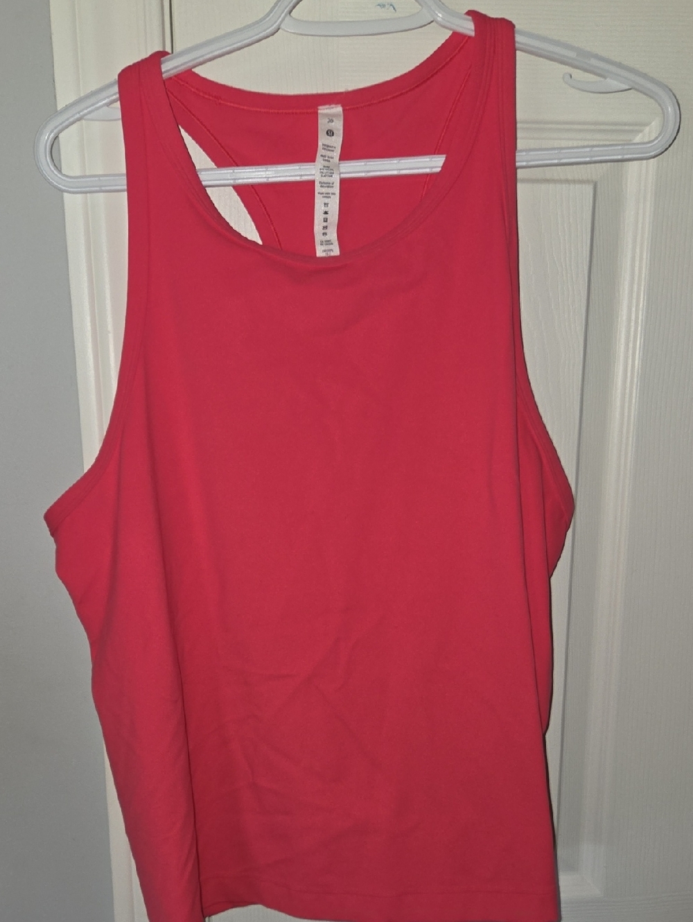 lululemon athletica Coral Pink Racerback Tank